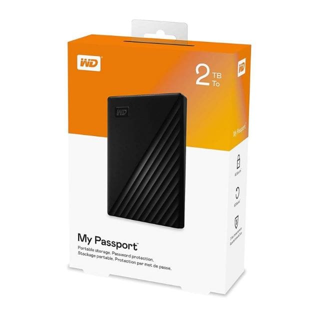 هارد اکسترنال وسترن (گارانتی اصلی) مدل My Passport ظرفیت 2 ترابایت Western Digital My Passport 2TB External
