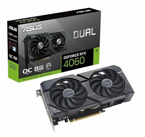 کارت گرافیک ایسوس (OPEN BOX) گارانتی دار مدل ASUS Dual GeForce RTX™ 4060 OC Edition 8GB
