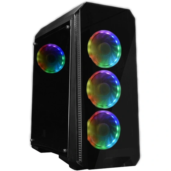 سیستم کیس کامل (کامپیوتر آماده) نسل 13 | i3 13100 | 16GB RAM | RTX 3060 12GB | M.B H610M | Case Tesco TA 4490 | 1TB SSD + 2TB HDD - Image 2