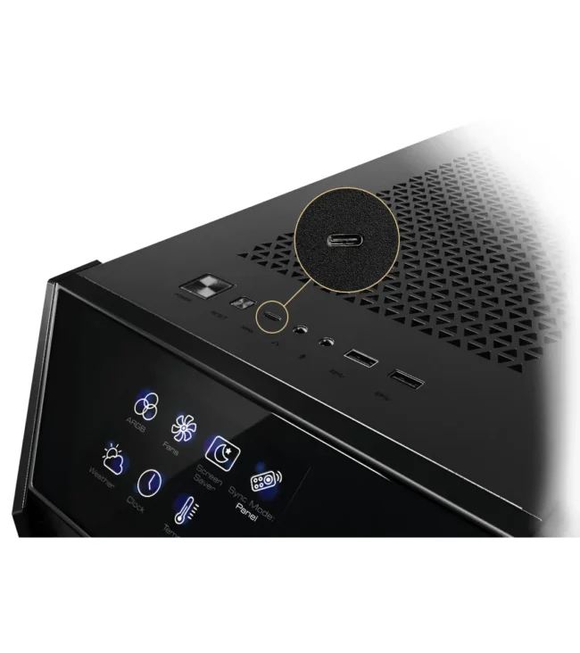 سیستم کیس کامل (کامپیوتر آماده) نسل 14 | i5-14600KF | 32GB RAM | RTX 4070 12GB | M.B ASUS Z690 Force D5 | Case MSI MEG PROSPECT 700R | 2TB SSD - Image 2