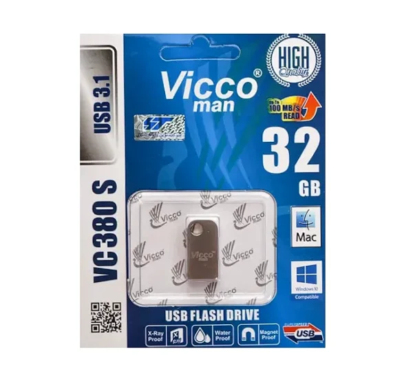 فلش مموری ویکومن مدل VC380 USB3.0 ظرفیت 32 گیگابایت Vicco VC380 USB3.0 Flash Memory 32GB