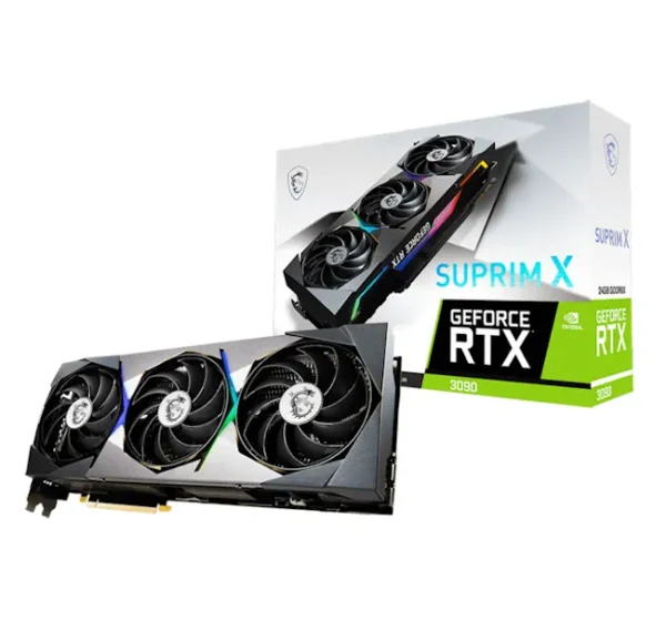کارت گرافیک (اوپن باکس) ام اس آی مدل RTX 3090 SUPRIM X حافظه 24 گیگابایت MSI SUPRIM X  RTX 3090 24GB