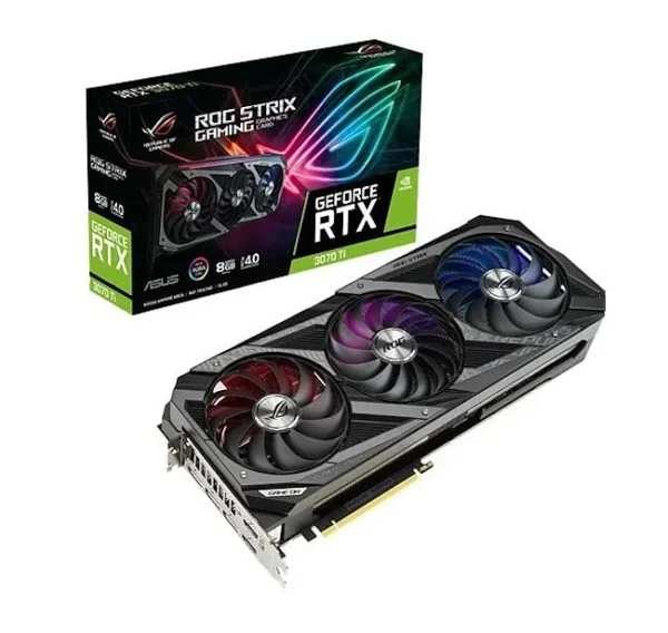 کارت گرافیک ایسوس ASUS ROG STRIX RTX 3070TI OC 8GB (در حد نو)