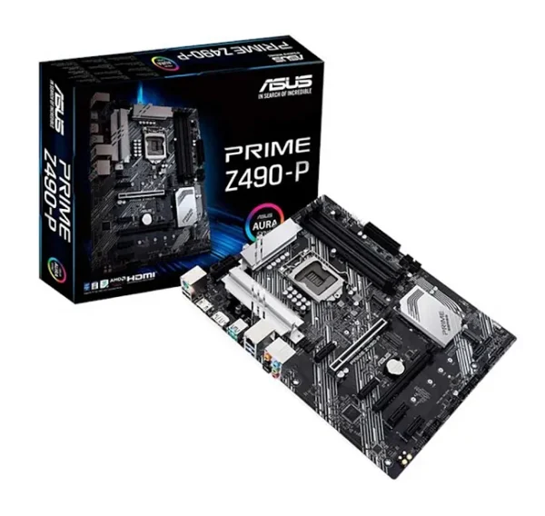 مادربرد ایسوس (در حد نو با جعبه) مدل ASUS PRIME Z490-P