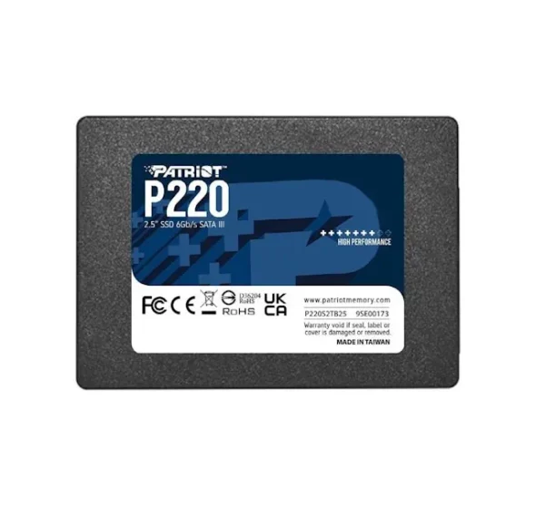 حافظه اس اس دی اینترنال پتریوت مدل P220 ظرفیت 256 گیگابایت Patriot P220 256GB Internal SSD
