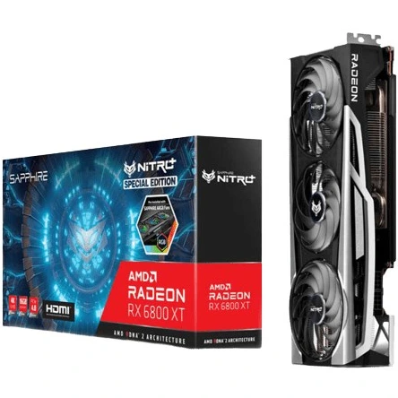 560x560 کارت گرافیک سافایر Nitro+ RX 6800 XT (در حد نو) + جعبه - Image 1