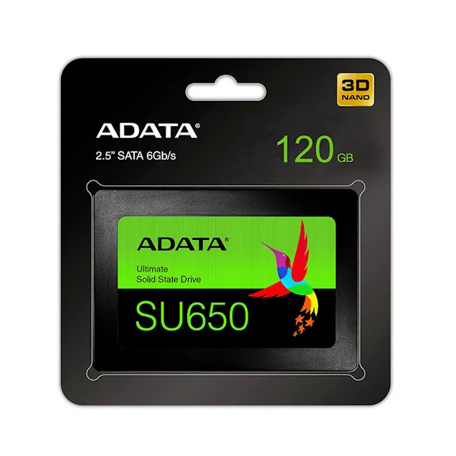 اس اس دی ای دیتا 120 گیگابایتی آبی BLUE (گارانتی آونگ) SSD ADATA SU650 120GB
