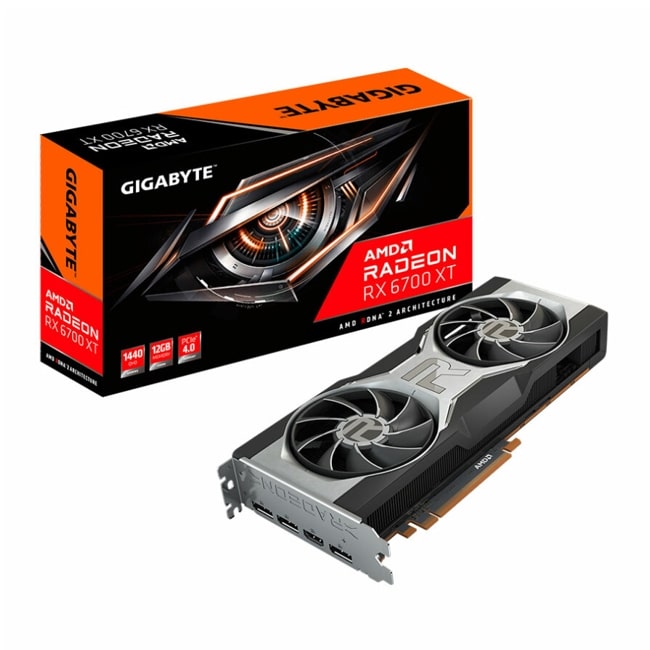کارت گرافیک گیگابایت مدل GIGABYTE Radeon RX 6700 XT 12G