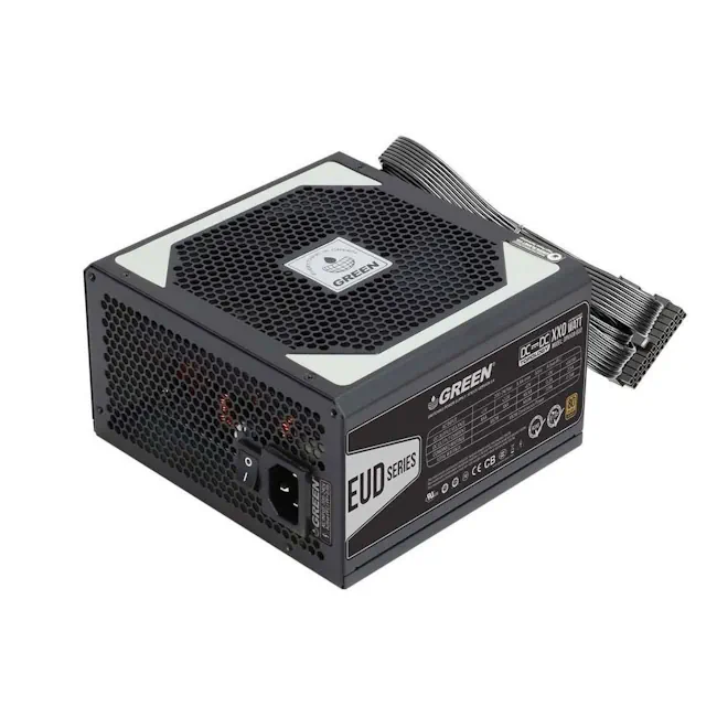 Green GP480A-EUD 480W منبع تغذیه کامپیوتر گرین مدل Green GP480A-EUD 480W 80 Plus Bronze Power Supply توان 480 وات - Image 1