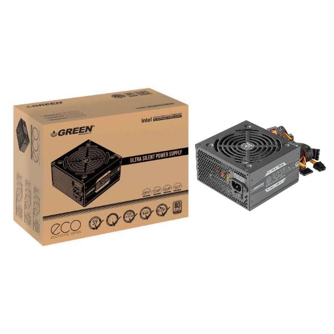 POWER GREEN 350 1-min منبع تغذیه (در حد نو) گارانتی دار گرین مدل Green GP350A-ECO Rev3.1 Computer Power Suppl - Image 1
