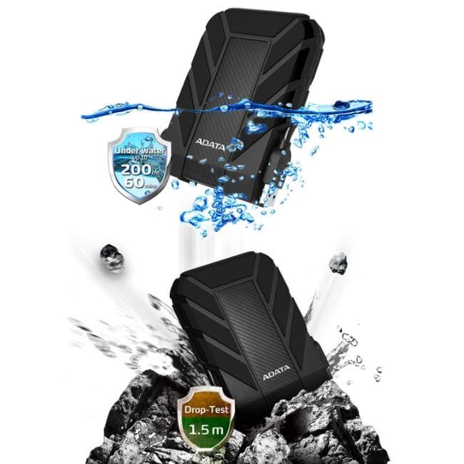 هارد اکسترنال ای دیتا در حد نو سلامت 100 (با گارانتی) مدل ADATA HD710 Pro 1TB ظرفیت 1 ترابایت - Image 3