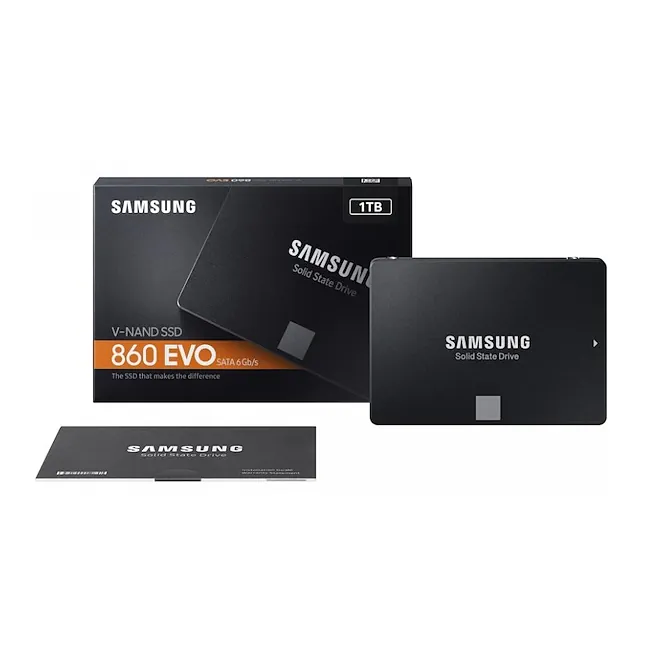 samsung 860 evo 1TB حافظه اس اس دی اینترنال (پک کره) سامسونگ مدل 860EVO ظرفیت 1 ترابایت Samsung 860 EVO 1TB Internal SSD - Image 1