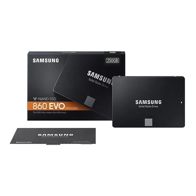 samsung 860 evo 250GB حافظه اس اس دی اینترنال سامسونگ مدل 860EVO ظرفیت 250 گیگابایت Samsung 860 EVO 250GB Internal SSD - Image 1