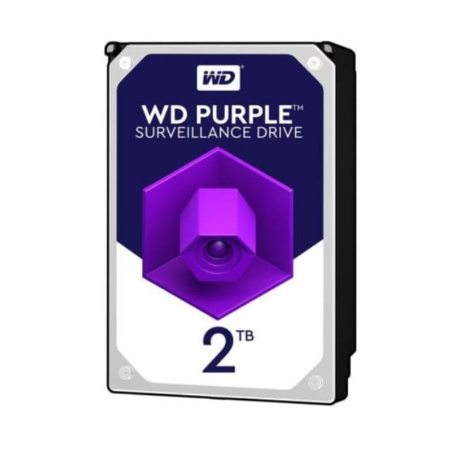 western purple 2gb-min هارددیسک اینترنال وسترن دیجیتال مدل Purple ظرفیت 2 ترابایت استوک - Image 1