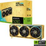 کارت گرافیک ایسوس ASUS ROG Astral GeForce RTX 5090 Dhahab OC Edition 32GB GDDR7