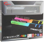 رم دسکتاپ دوکاناله جی اسکیل مدل Trident Z RGB فرکانس 3200 مگاهرتز DDR4 تایمینگ CL16 حافظه 32 گیگابایت آگبند