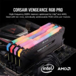 رم دسکتاپ DDR4 دو کاناله ۳۶۰۰ مگاهرتز کورسیر مدل VENGEANCE PRO RGB ظرفیت ۳۲ گیگابایت CL18 - Image 3