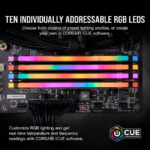 رم دسکتاپ DDR4 دو کاناله ۳۶۰۰ مگاهرتز کورسیر مدل VENGEANCE PRO RGB ظرفیت ۳۲ گیگابایت CL18 - Image 4