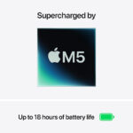 لپ تاپ 15 اینچی اپل MacBook Air 2026 M5 16GB RAM 1TB SSD مدل MDVA4 سیلور - Image 4