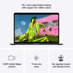 لپ تاپ 15 اینچی اپل MacBook Air 2026 M5 16GB RAM 1TB SSD مدل MDVA4 سیلور