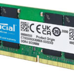 رم لپ تاپ کروشیال تک کاناله مدل CT16 فرکانس 3200 مگاهرتز DDR4 تایمینگ CL22 حافظه 32 گیگابایت