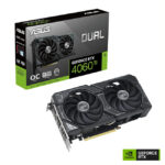 کارت گرافیک ایسوس مدل RTX 4060 Ti OC Dual حافظه 8 گیگابایت