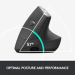 ماوس ارگونومیک عمودی حرفه‌ای مدل Logitech MX Vertical M-R0074 استوک(اوپن باکس) - تصویر 2